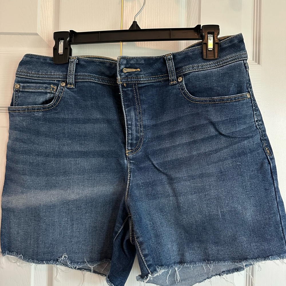 INC International Concepts Dark Blue Denim Shorts